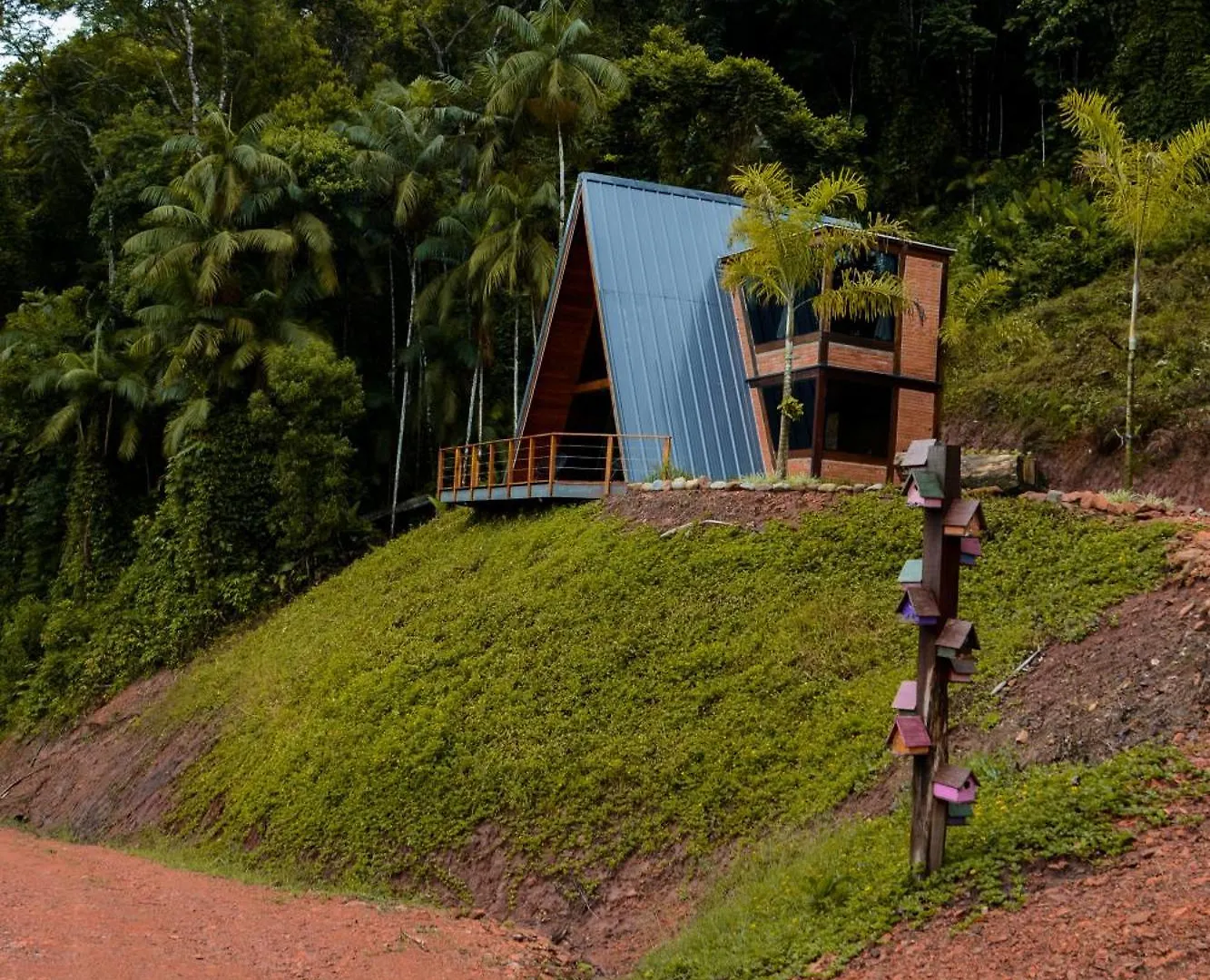 Chale Herrmann Haus Berghaus Corupá Brasil